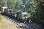 NS 7576 leads train 11Z into Enola yard on C track